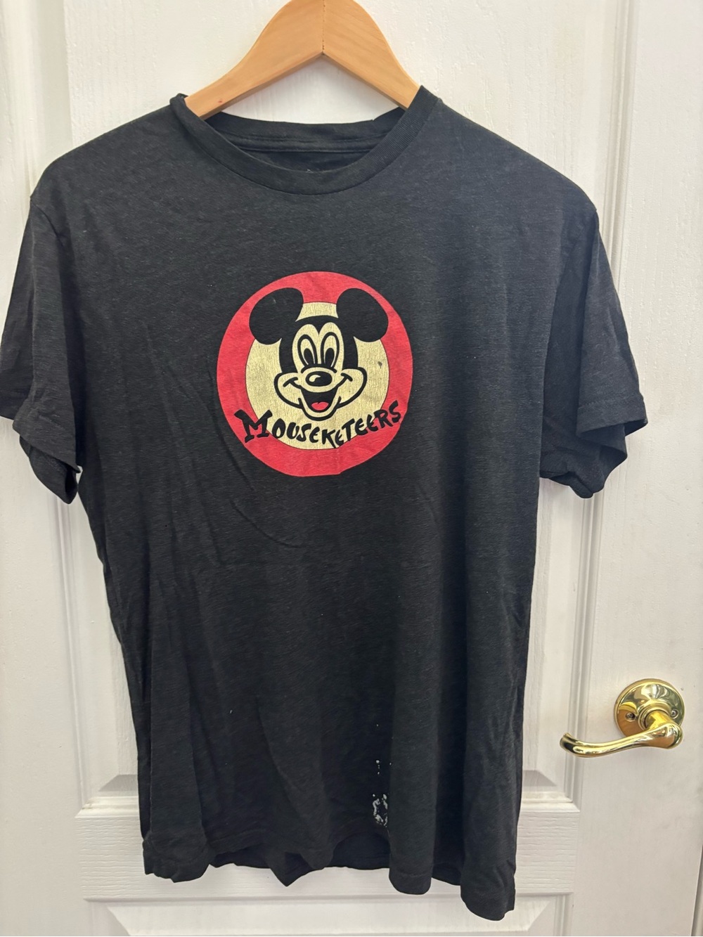 Vintage Disney Black Mouseketeers Short Sleeve Graphic Tee